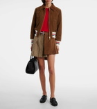 Thom Browne Wale cotton corduroy down jacket