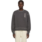 Polythene* Optics Grey Vertical Sweatshirt
