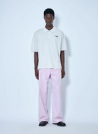 Acne Studios Washed Logo Polo Shirt