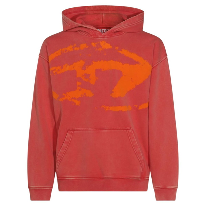 Photo: Diesel Red Cotton Sweatshirt