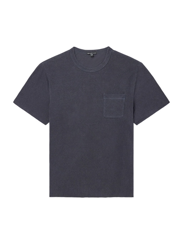 Photo: James Perse - Slub Cotton-Jersey T-Shirt - Black