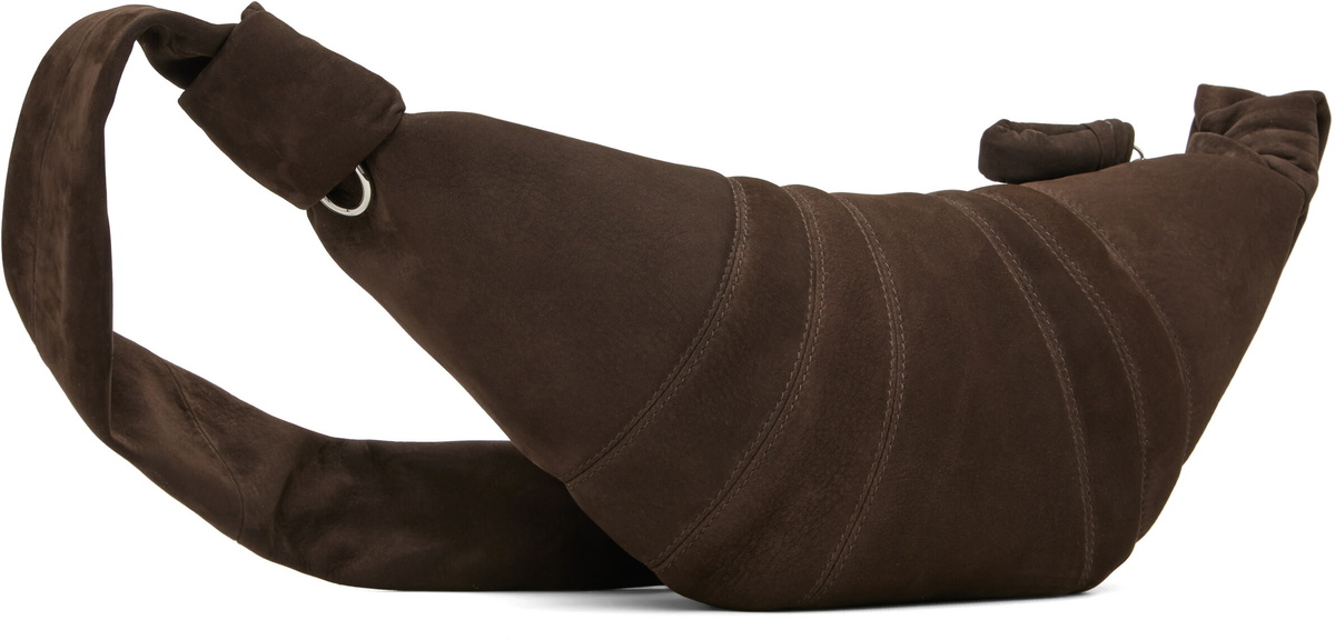 LEMAIRE Brown Small Croissant Bag