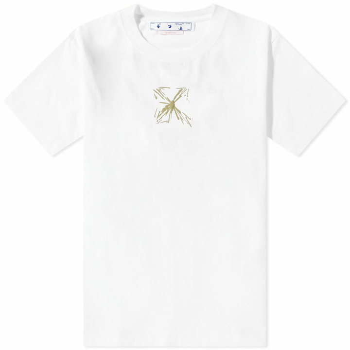 Photo: Off-White Men's Splash Arrow T-Shirt in White