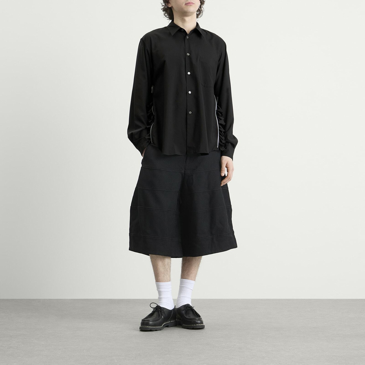 Comme des Garçons Homme Plus Men's Embellished Shirt in Black