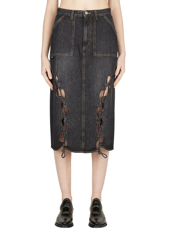 Photo: AVAVAV Long Cutout Skirt