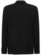 LANVIN - Double Breasted Wool Tuxedo Jacket