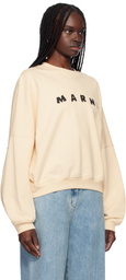 Marni Beige Crewneck Sweatshirt