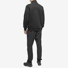 C.P. Company Men's Rubber Patch Logo Quarter Zip Popver Hoody in Black