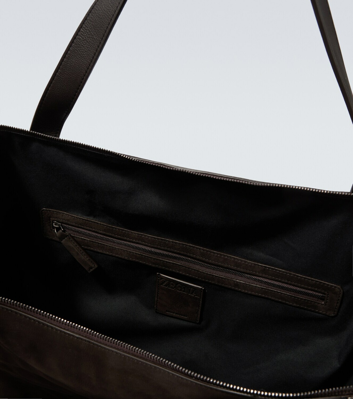Zegna Leather duffel bag