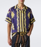 Versace Barocco silk twill shirt