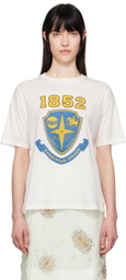 Bode White Crest Boxy T-shirt