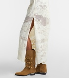 Isabel Marant Souane embroidered cotton-blend maxi dress