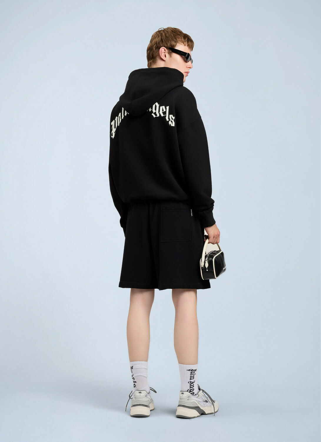 Palm Angels Waist Logo Sweatshorts