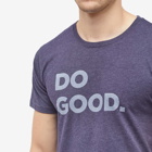 Cotopaxi Men's Do Good Organic T-Shirt in Maritime