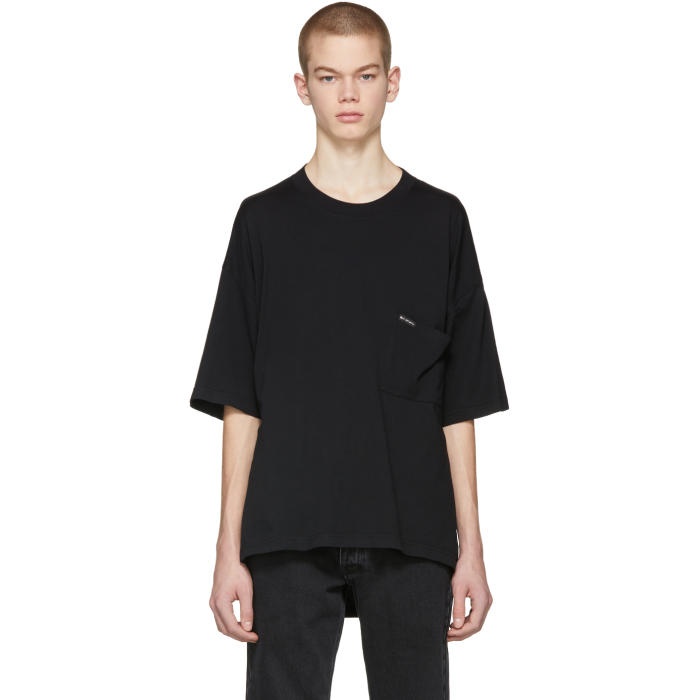 Photo: Balenciaga Black Oversized Droopy T-Shirt