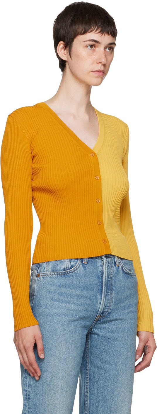 Staud Yellow Cargo Sweater Staud