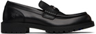 Burberry Black Leather Rogue Loafers