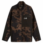 Purple Mountain Observatory Men's Borg Sherpa Fleece Jacket in Tie Dye