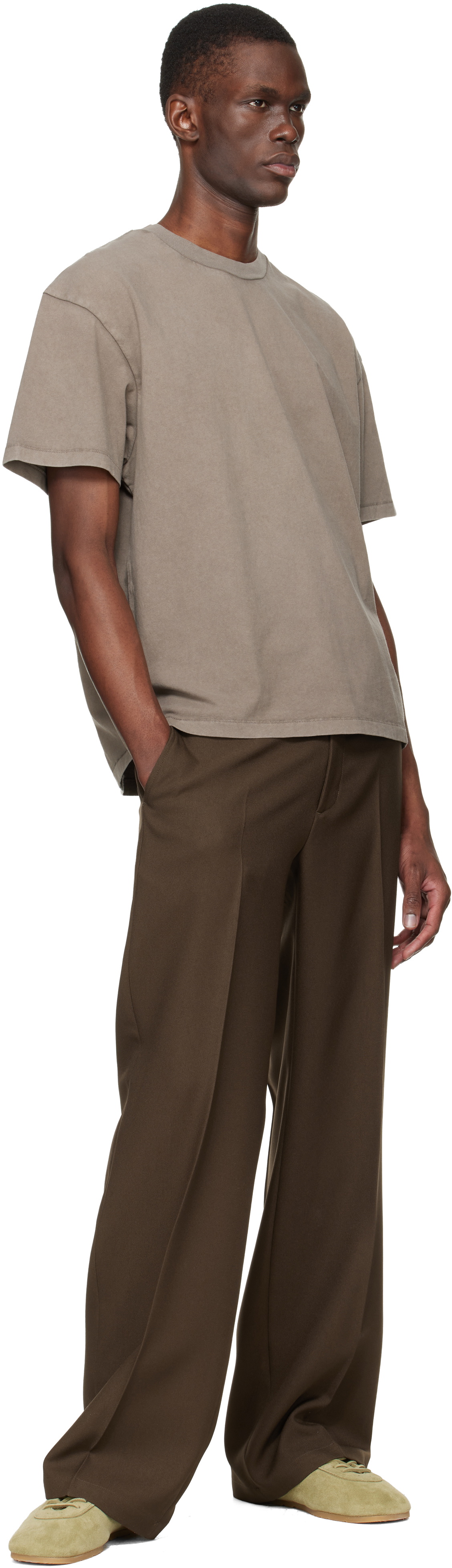 Stockholm (Surfboard) Club Taupe Back Logo T-shirt
