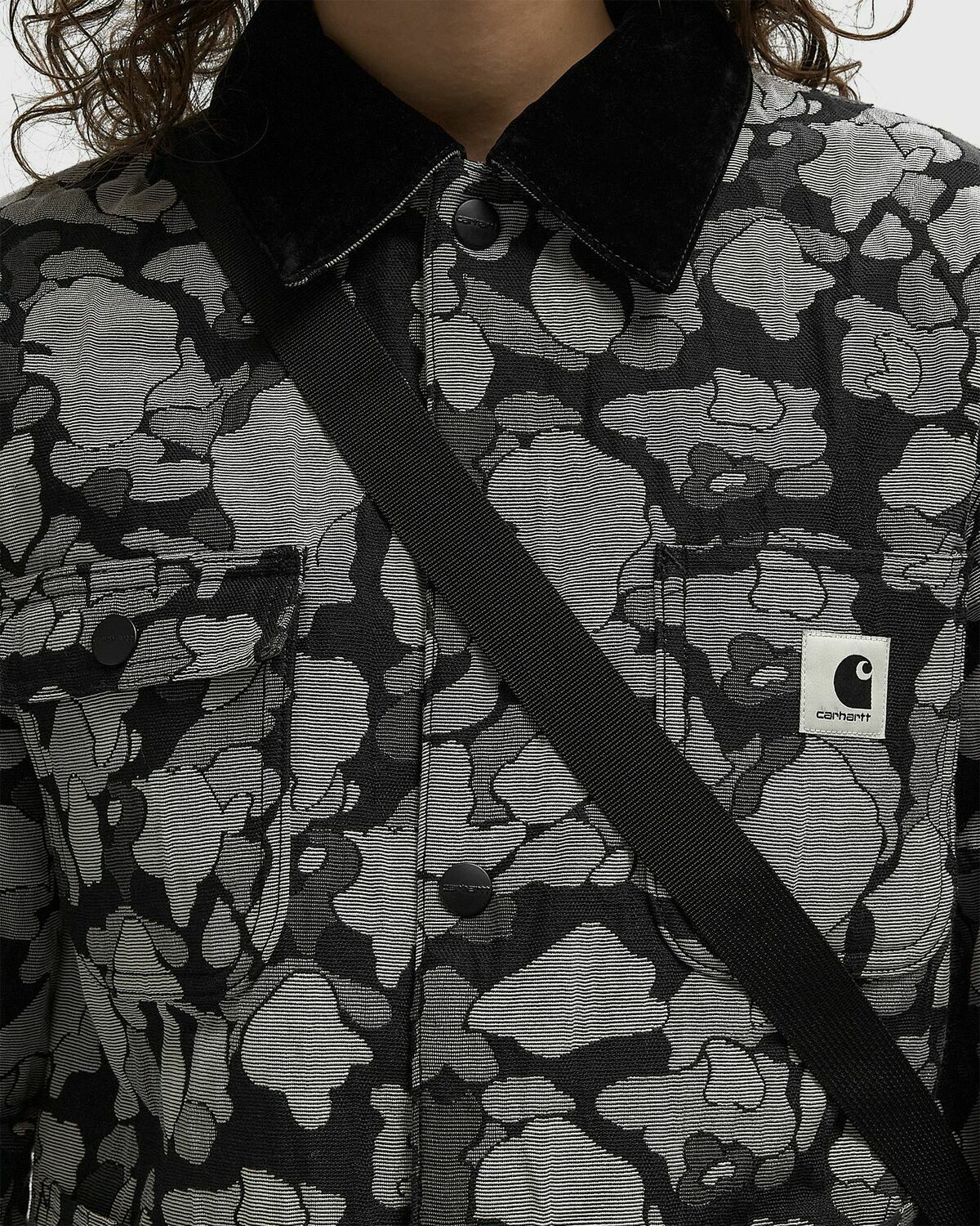 Carhartt WIP Tapestry Chore Coat Black Womens Bomber Jacket