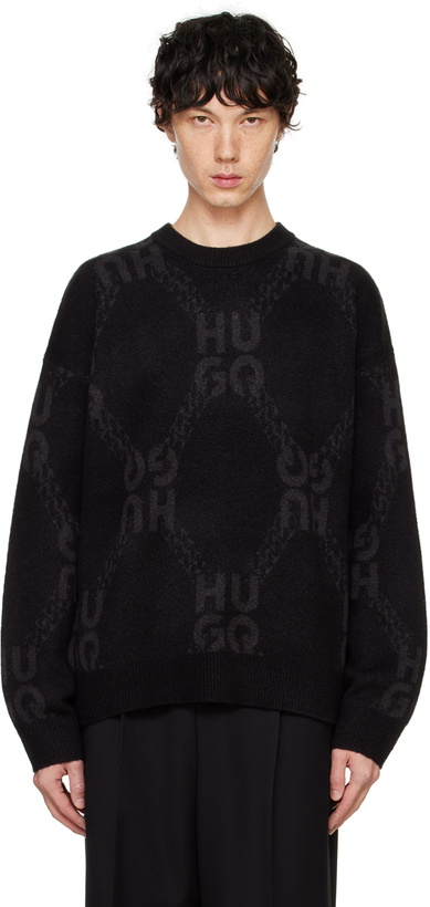Photo: Hugo Black Jacquard Sweater