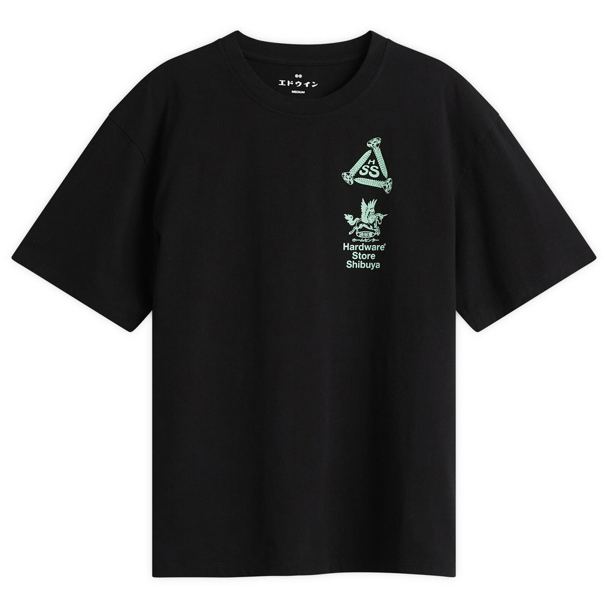 Edwin Men's Hardware Store Shibuya TS in Black