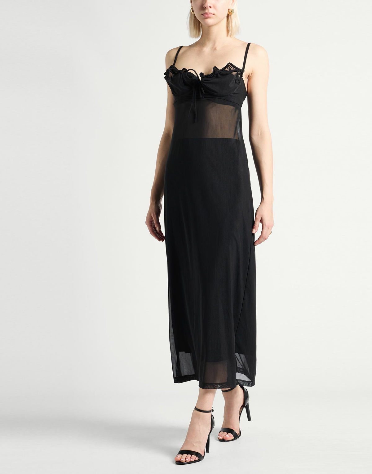 Y/project Womens Midi dress in Black