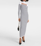 Jean Paul Gaultier Striped maxi dress