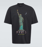 Balenciaga Paris Liberty cotton jersey T-shirt