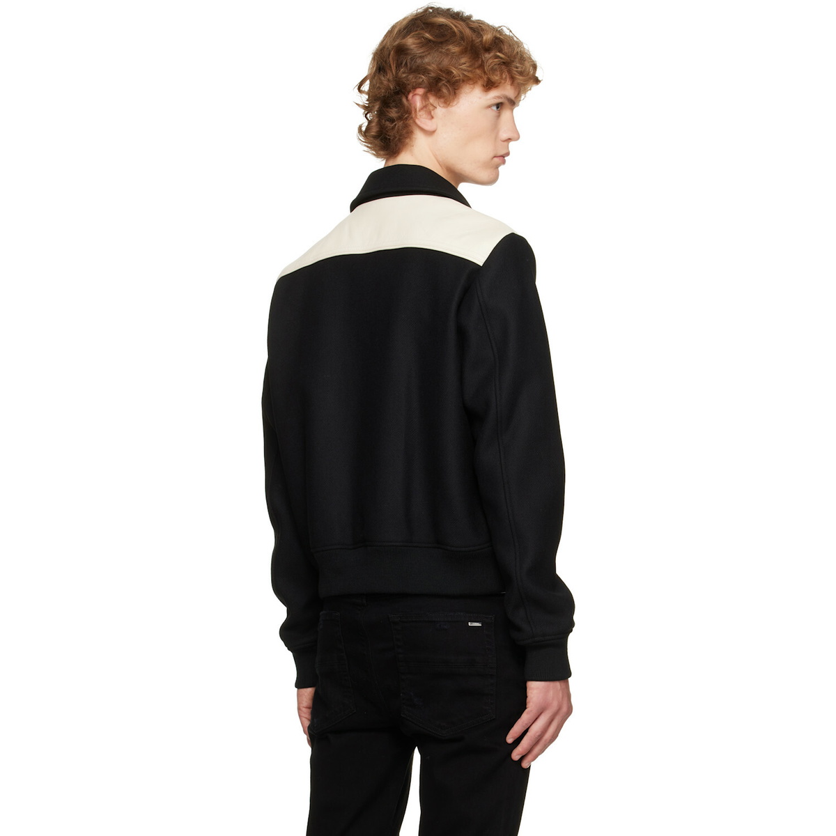 AMIRI Black & Off-White MA Band Jacket