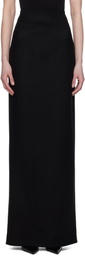 AARON ESH Black Pencil Maxi Skirt