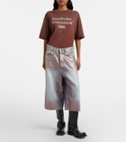Acne Studios Coated denim culottes