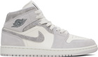Nike Jordan Gray Air Jordan 1 Mid SE Sneakers