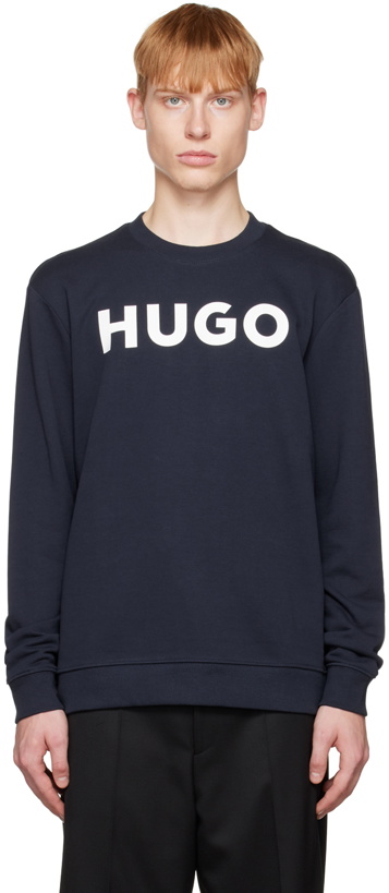 Photo: Hugo Navy Crewneck Sweatshirt