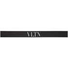 Valentino Black Valentino Garavani VLTN Belt
