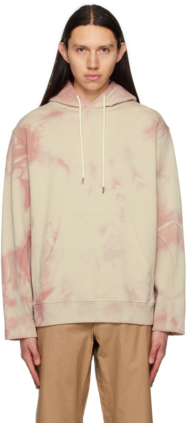 Nicholas Daley Pink Tie-Dye Hoodie