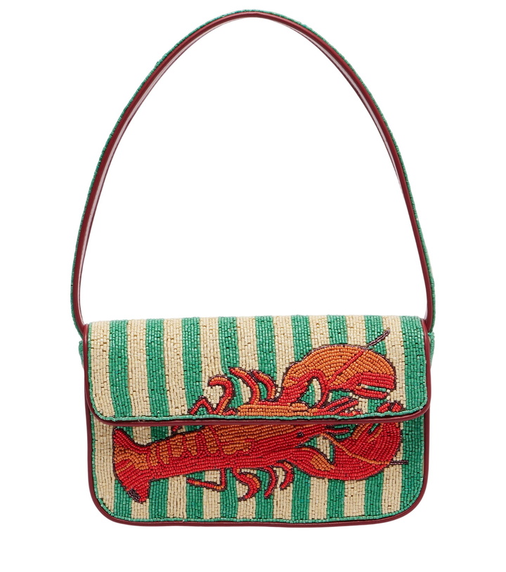 Photo: Staud Tommy beaded shoulder bag