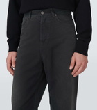 Balenciaga Mid-rise cotton wide-leg pants