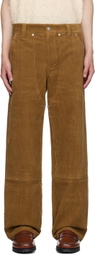 AFTER PRAY Brown Patch Trousers