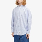 WTAPS Men's 01 Stripe Coolmax® Shirt in Blue