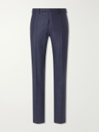 Slowear - Straight-Leg Wool and Cashmere-Blend Trousers - Blue
