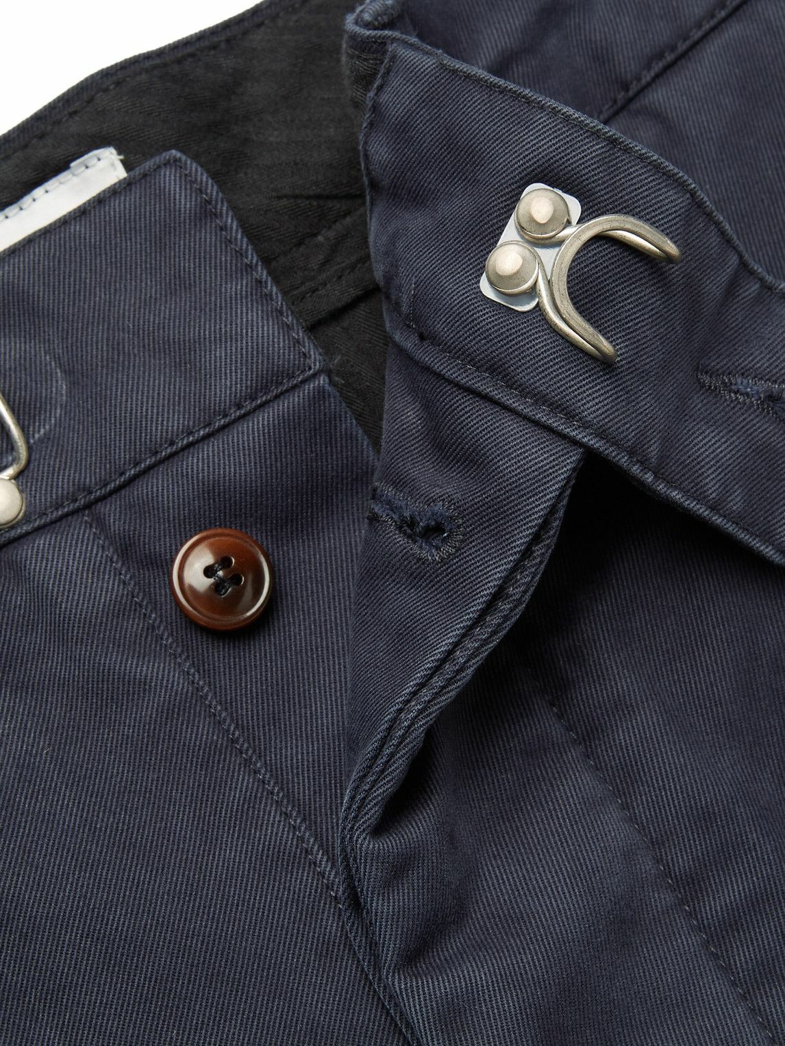 Officine Générale - Fisherman Cotton-Twill Shorts - Blue