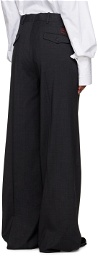 Raf Simons Gray Classic Trousers