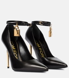Tom Ford - Padlock leather pumps