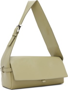 OPEN YY Green Leather Belting Duffle Bag