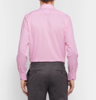 Canali - Light-Pink Slim-Fit Cotton-Poplin Shirt - Pink