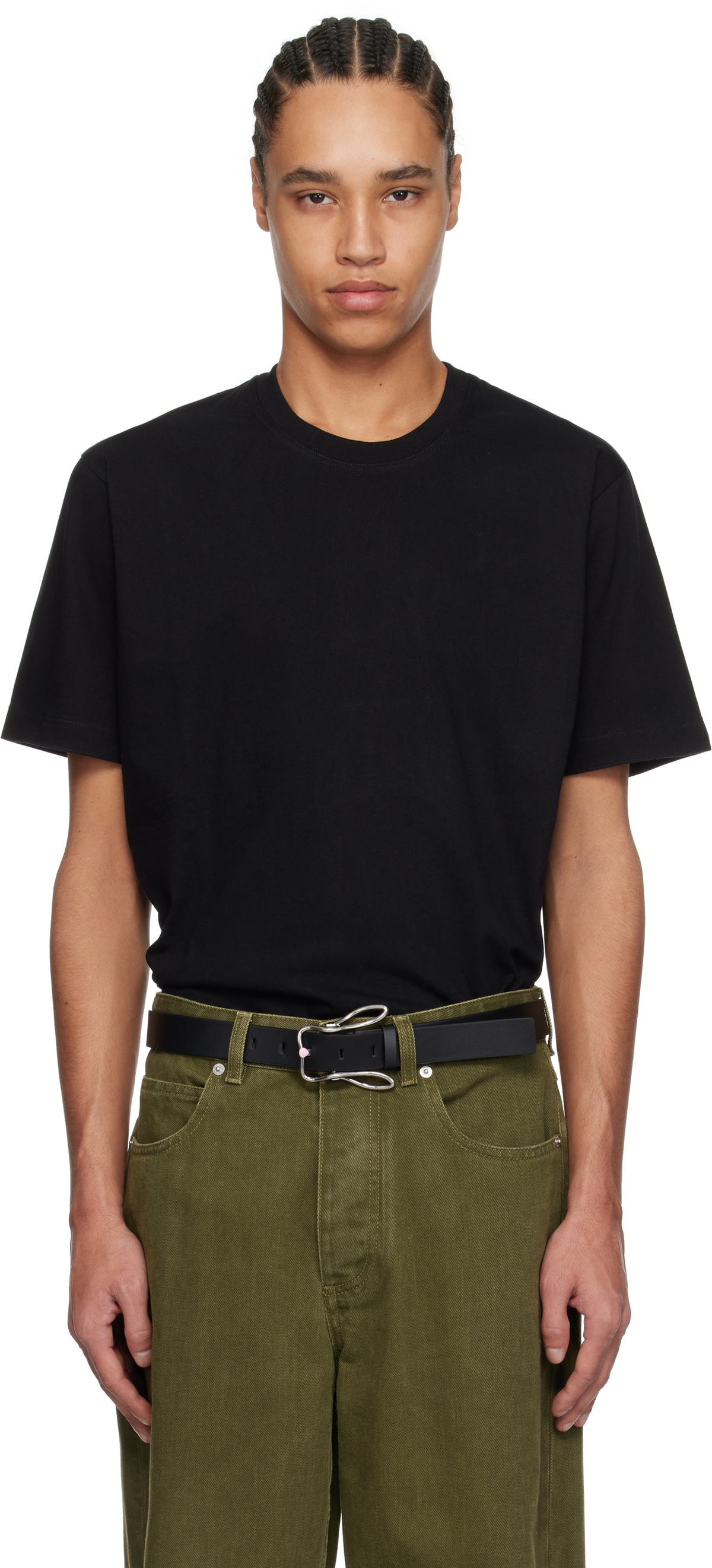 Bottega Veneta Black Double Layer T-Shirt Bottega Veneta タ*テ様 