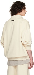 Fear of God ESSENTIALS Off-White Mock Neck Sweatshirt