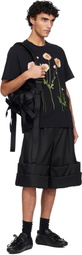 Simone Rocha Black Classic Bow Crossbody Bag