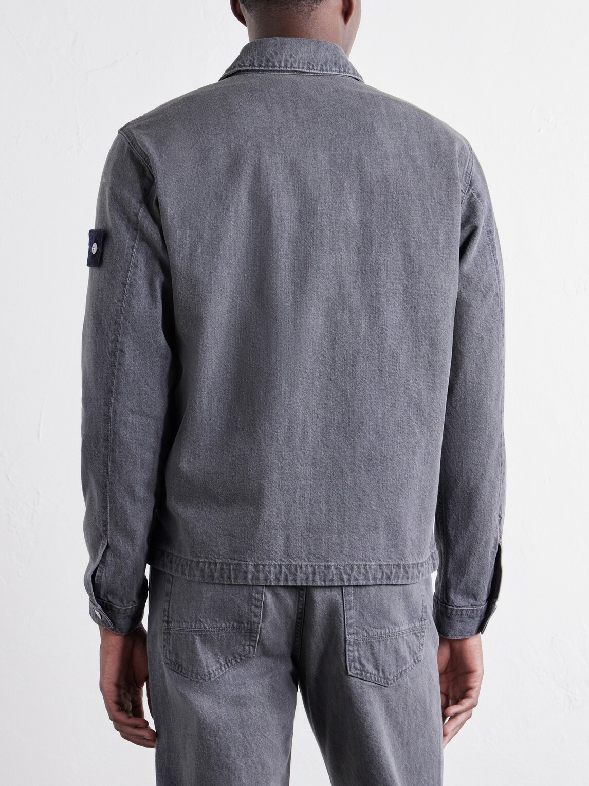 Stone Island - STONE ISLAND DENIM Organic Cotton Jacket - Gray